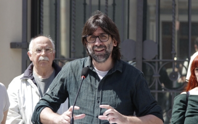 Guillem Fuster a la roda de premsa d'aquest divendres